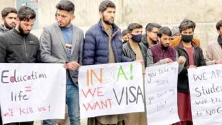 Government of India should give visa to Afghan students studying in India