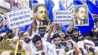 dalit-solidarity-protest-at-azad-maidan-in-mumbai